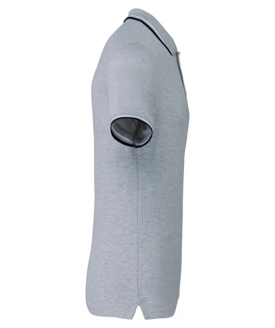 K250 - Polo korte mouwen Oxford Grey / Navy / White