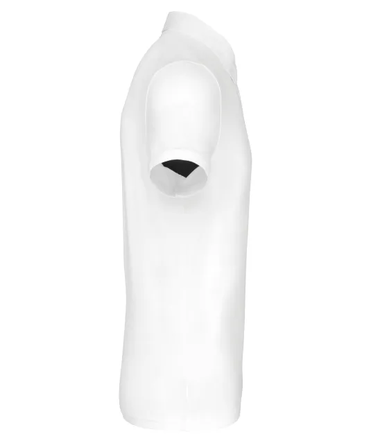 K262 - Herenpolo korte mouwen van jersey White