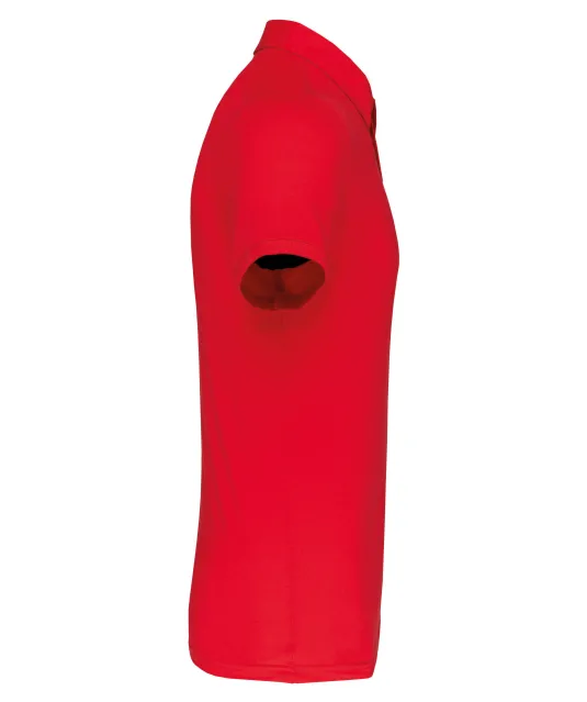 K262 - Herenpolo korte mouwen van jersey Red