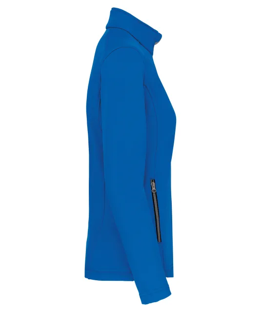 K425 - 2-laagse damessoftshelljas Light Royal Blue