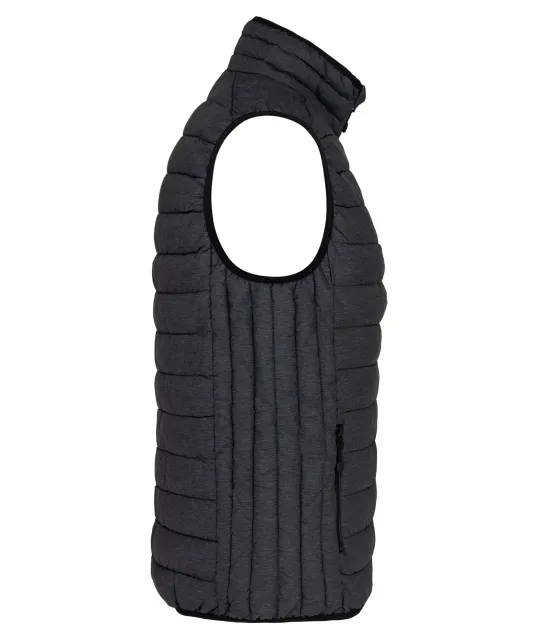K6114 - Ladies' lightweight sleeveless down jacket Marl Dark Grey