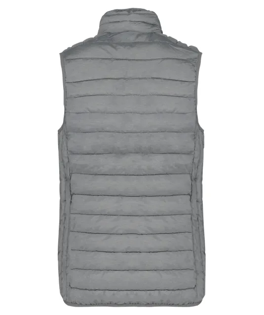 K6114 - Ladies' lightweight sleeveless down jacket Marl Silver
