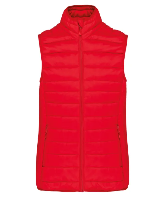 K6114 - Ladies' lightweight sleeveless down jacket Red