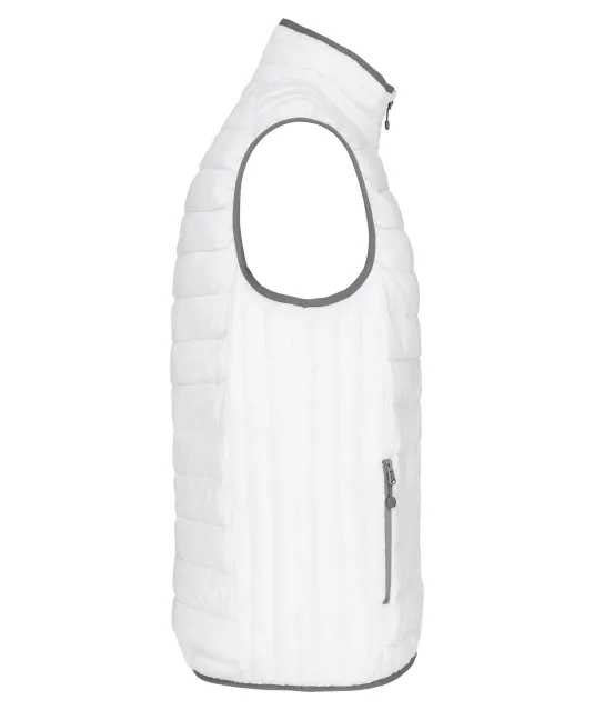 K6113 - Men’s lightweight sleeveless down jacket White