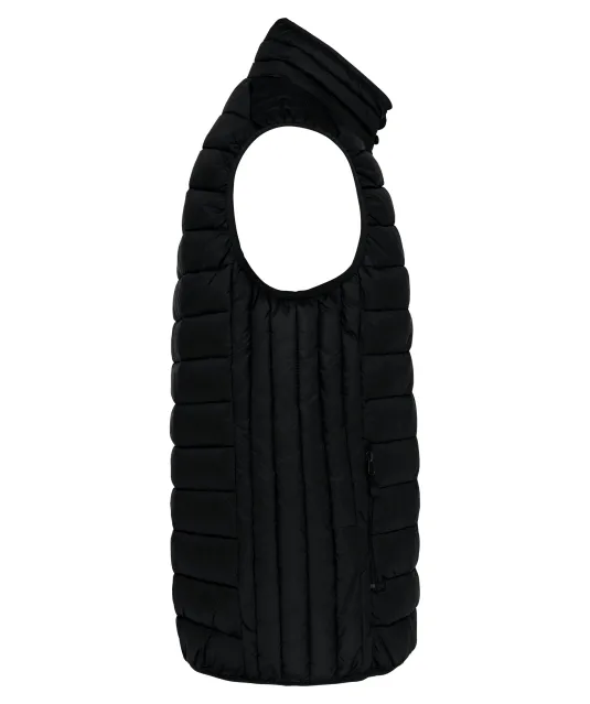 K6113 - Men’s lightweight sleeveless down jacket Black