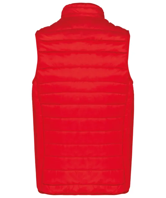 K6113 - Men’s lightweight sleeveless down jacket Red