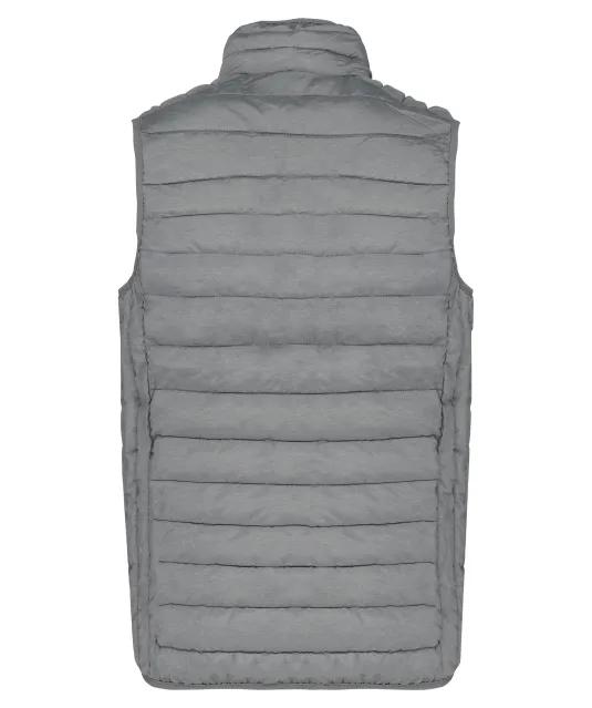 K6113 - Men’s lightweight sleeveless down jacket Marl Silver