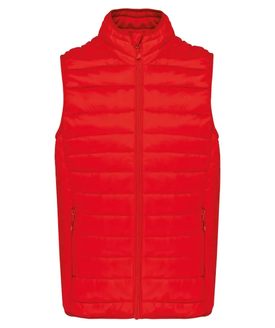 K6113 - Men’s lightweight sleeveless down jacket Red