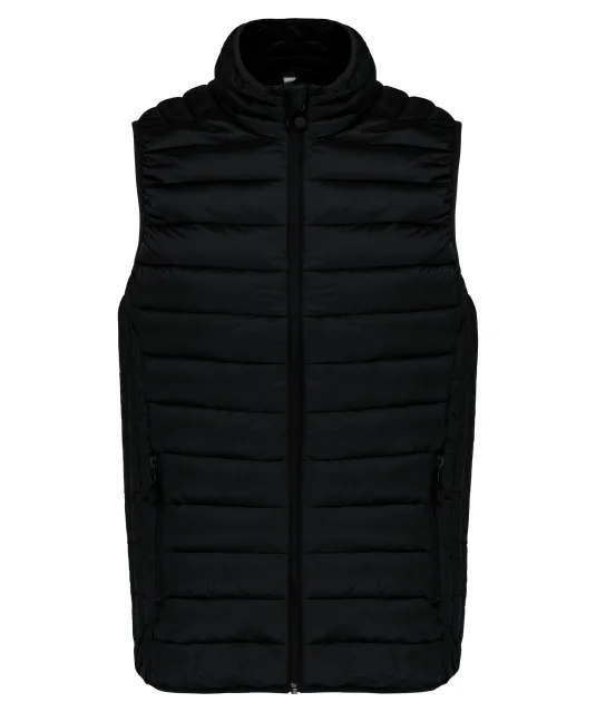 K6113 - Men’s lightweight sleeveless down jacket Black