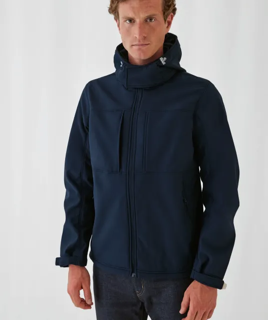 CGJM950 - Hooded Softshell / Men White