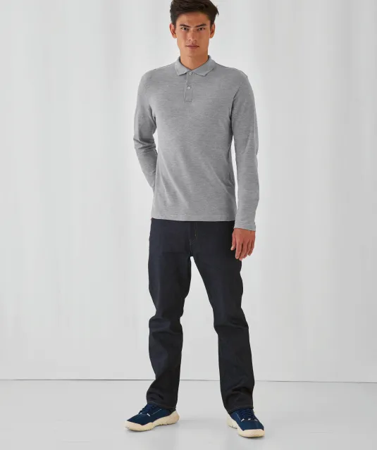 CGPUI12 - ID.001 Men's long-sleeve polo shirt White