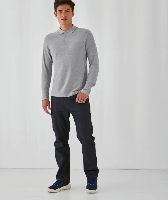 CGPUI12 - ID.001 Men's long-sleeve polo shirt White