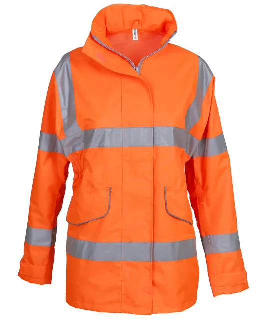 YHVP189 - Hi-Vis ladies' executive jack Hi Vis Orange