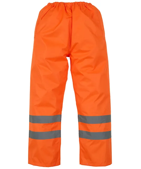 YHVS451 - Ademende regenbroek Hi-Vis Soft Flex Hi Vis Orange