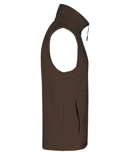 K913 - Luca - Fleecebodywarmer Chocolate