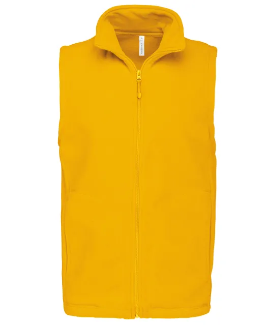 K913 - Luca - Fleecebodywarmer Yellow