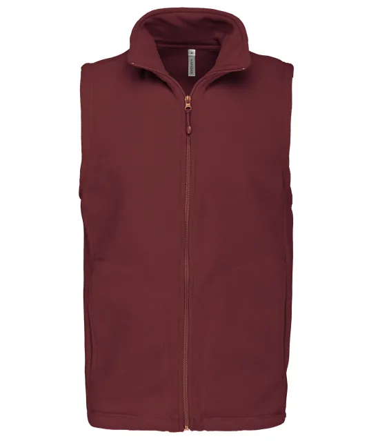 K913 - Luca - Fleecebodywarmer Wine