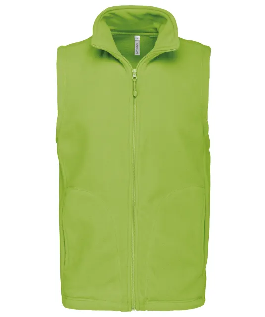 K913 - Luca - Fleecebodywarmer Lime