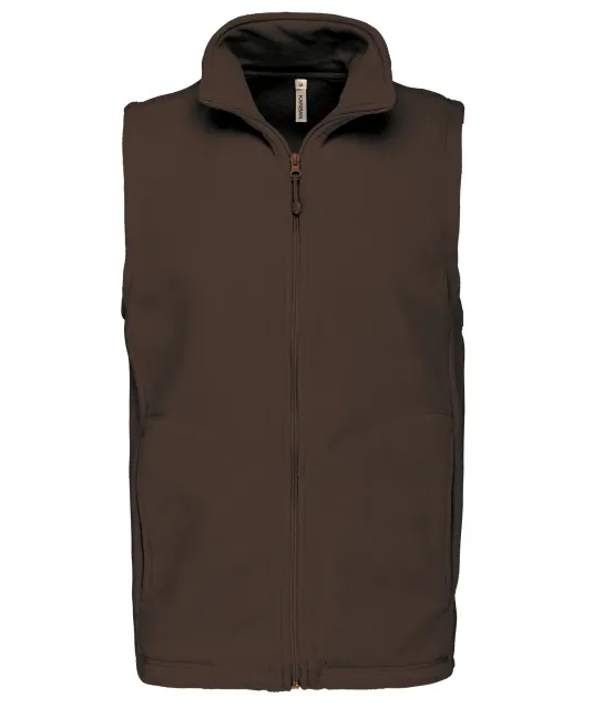 K913 - Luca - Fleecebodywarmer Chocolate