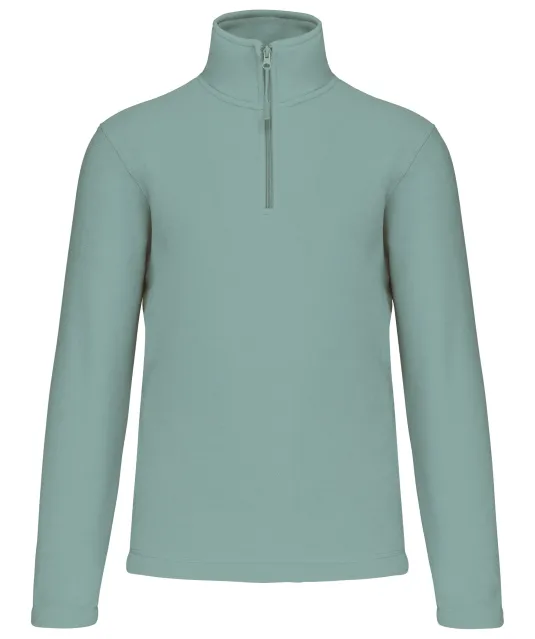 K912 - Enzo - Fleece met ritskraag Sage
