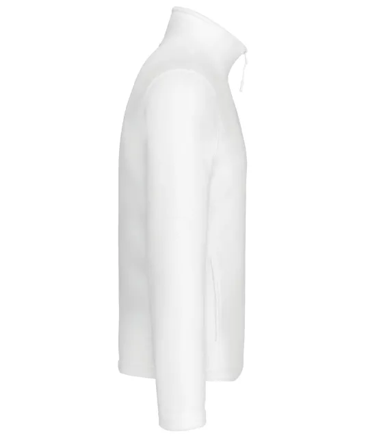 K912 - Enzo - Fleece met ritskraag White