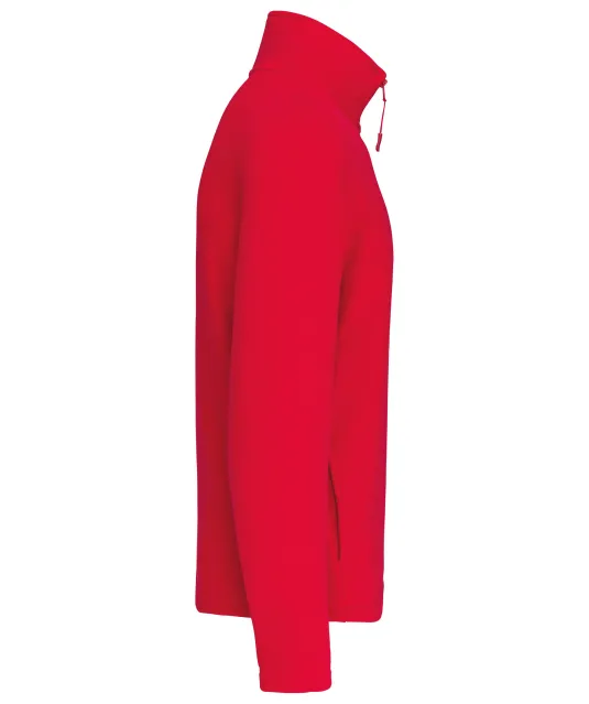K912 - Enzo - Fleece met ritskraag Red