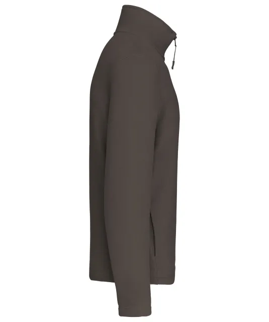 K912 - Enzo - Fleece met ritskraag Green Olive