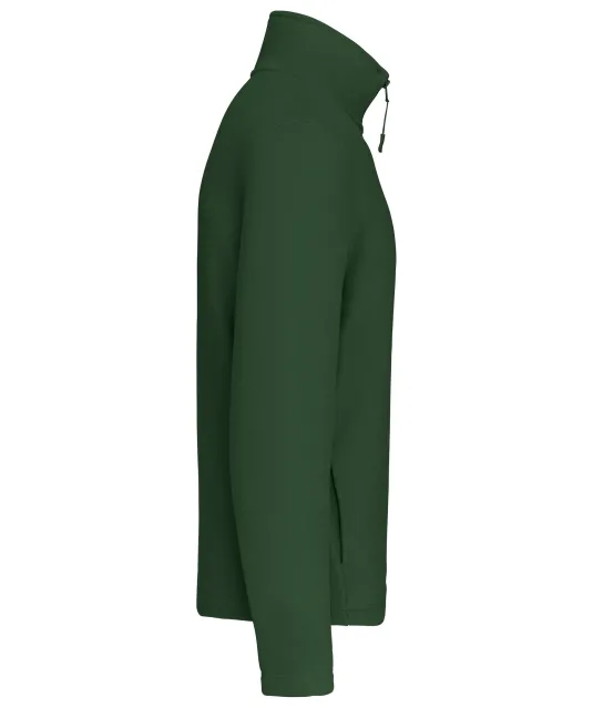 K912 - Enzo - Fleece met ritskraag Forest Green