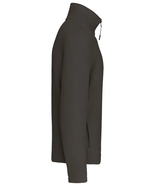 K912 - Enzo - Fleece met ritskraag Dark Grey