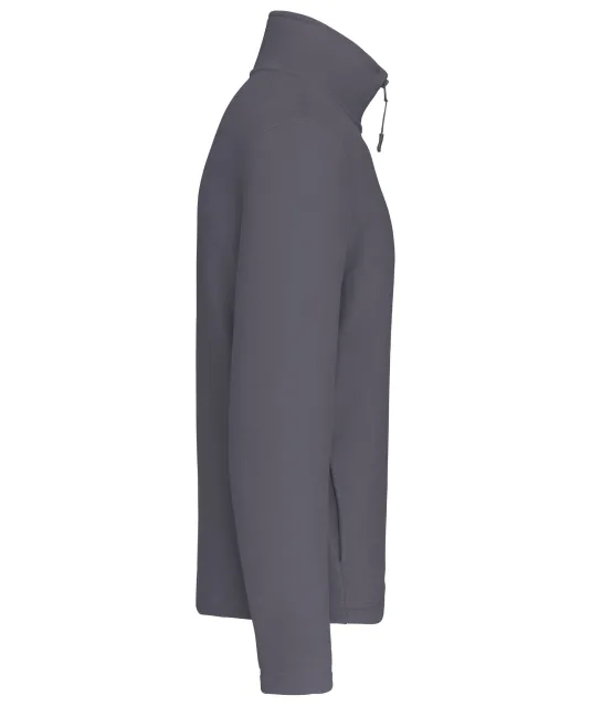 K912 - Enzo - Fleece met ritskraag Convoy Grey