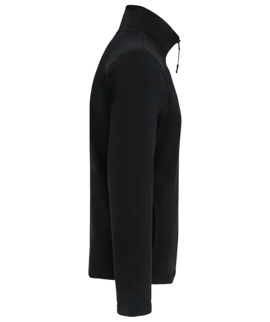 K912 - Enzo - Fleece met ritskraag Black