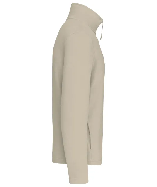 K912 - Enzo - Fleece met ritskraag Beige