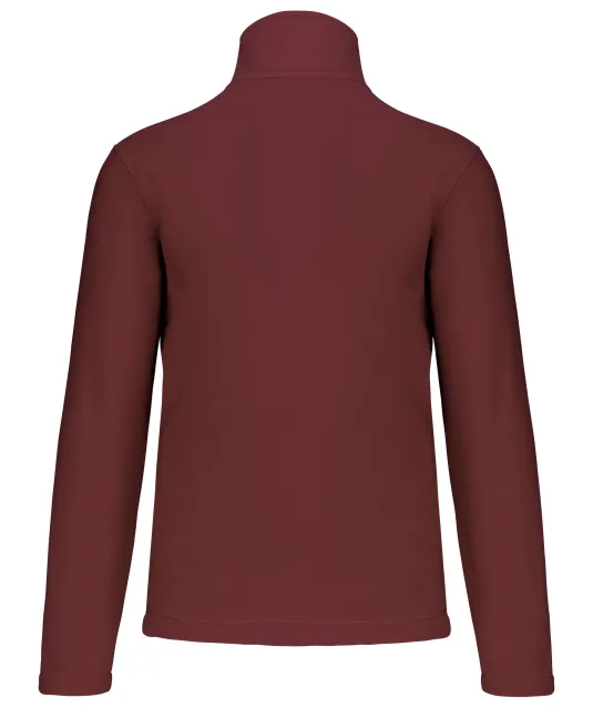 K912 - Enzo - Fleece met ritskraag Wine