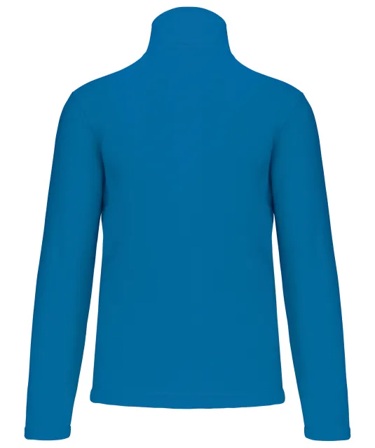 K912 - Enzo - Fleece met ritskraag Tropical Blue