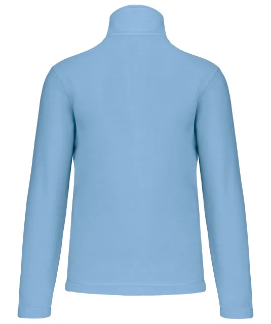 K912 - Enzo - Fleece met ritskraag Sky Blue