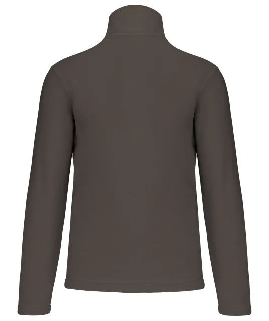 K912 - Enzo - Fleece met ritskraag Green Olive