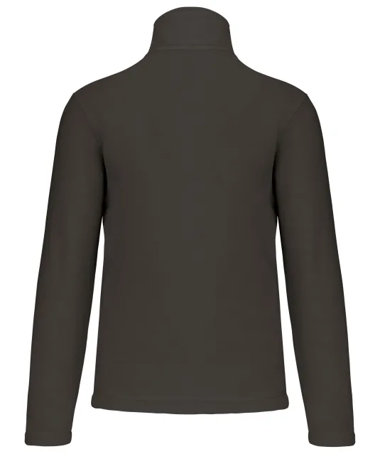 K912 - Enzo - Fleece met ritskraag Dark Grey