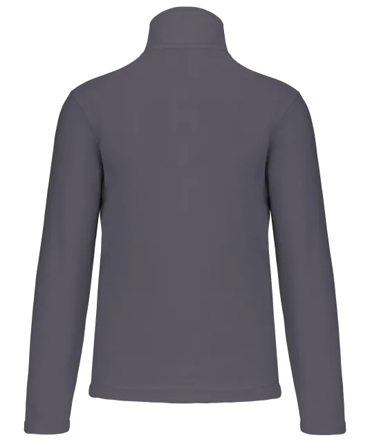 K912 - Enzo - Fleece met ritskraag Convoy Grey