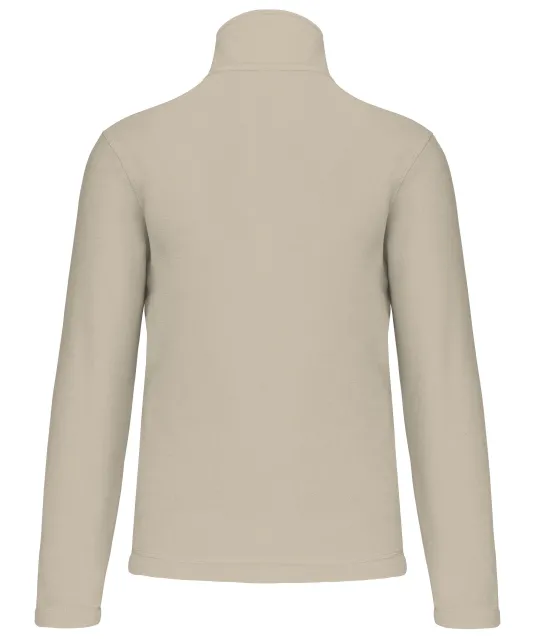 K912 - Enzo - Fleece met ritskraag Beige