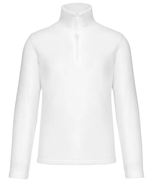 K912 - Enzo - Fleece met ritskraag White