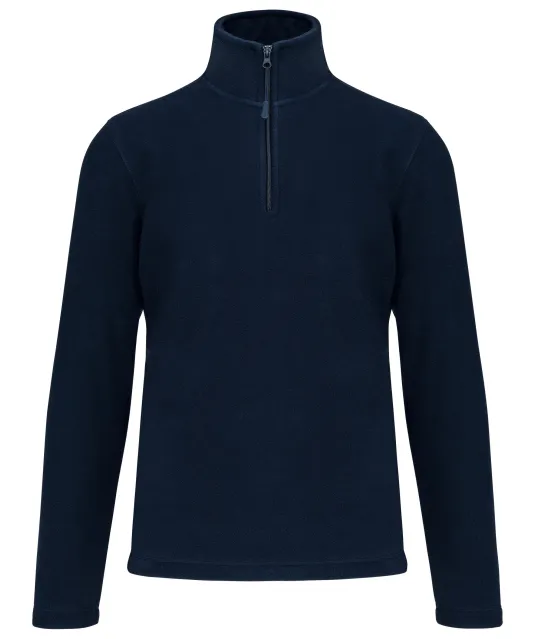 K912 - Enzo - Fleece met ritskraag Navy