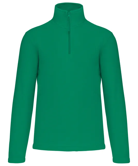K912 - Enzo - Fleece met ritskraag Kelly Green