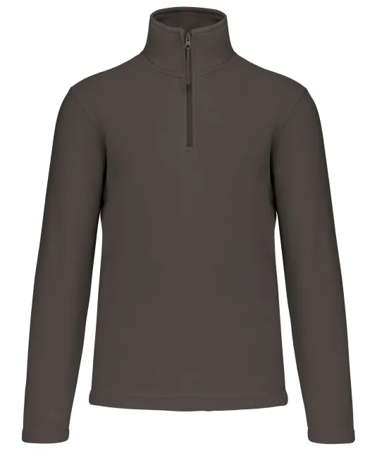 K912 - Enzo - Fleece met ritskraag Green Olive