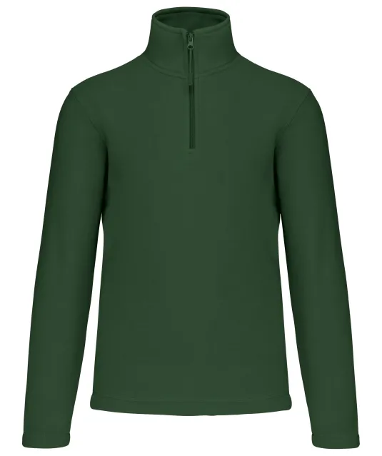 K912 - Enzo - Fleece met ritskraag Forest Green