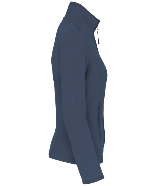 K907 - Microfleece met rits dames Deep Blue