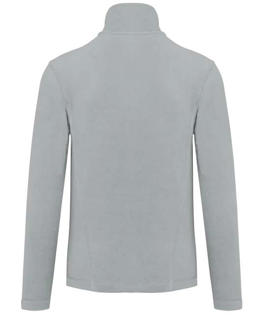 K907 - Microfleece met rits dames Snow Grey