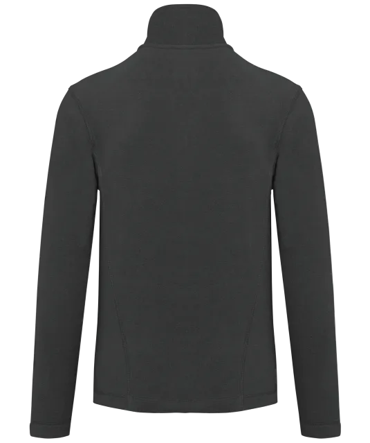 K907 - Microfleece met rits dames Dark Grey