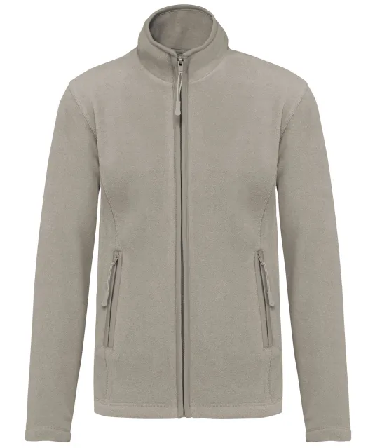 K907 - Microfleece met rits dames Beige