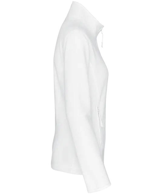 K907 - Microfleece met rits dames White