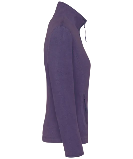 K907 - Microfleece met rits dames Purple